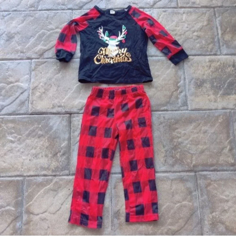 Christmas Pajamas Toddler Size 3